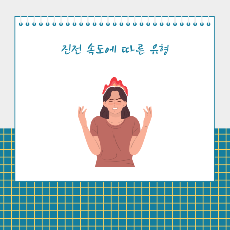진전 속도에 따른 유형