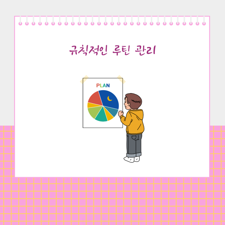 규칙적인 루틴 관리