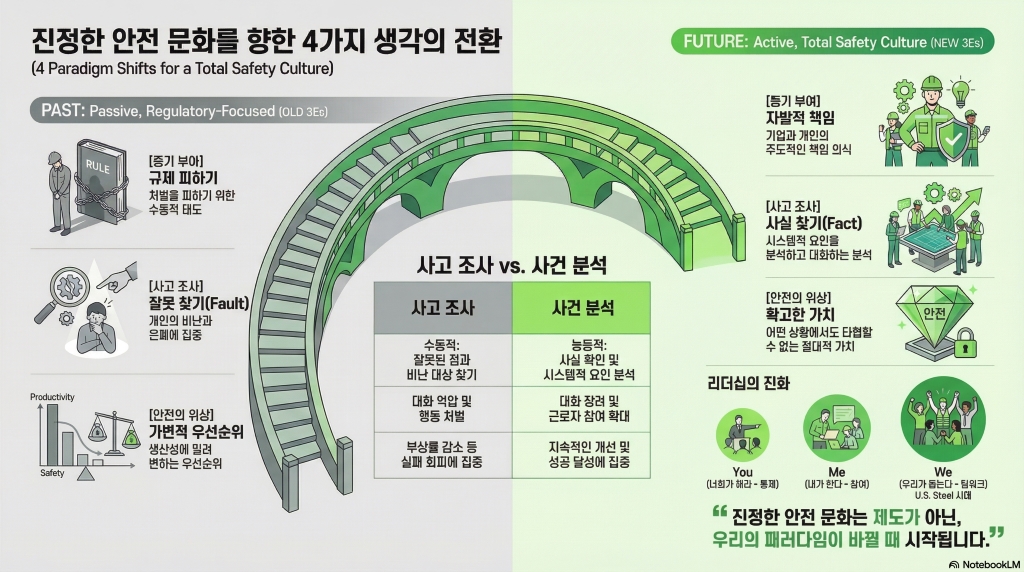 진정한 안전 문화를 향한 4가지 생각의 전환